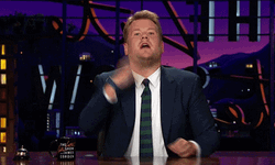 James Corden Thank You Bow GIF