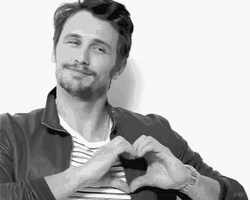 James Franco Heart GIF