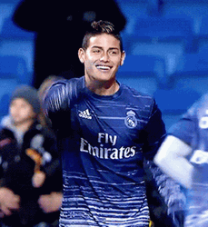 James Rodriguez Enjoy Running GIF
