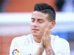 James Rodriguez Feeling Nervous GIF