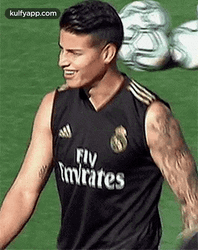 James Rodriguez Fly Emirates Smile GIF