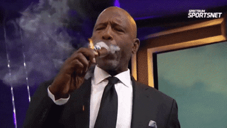 James Worthy Smoking Cigar GIF