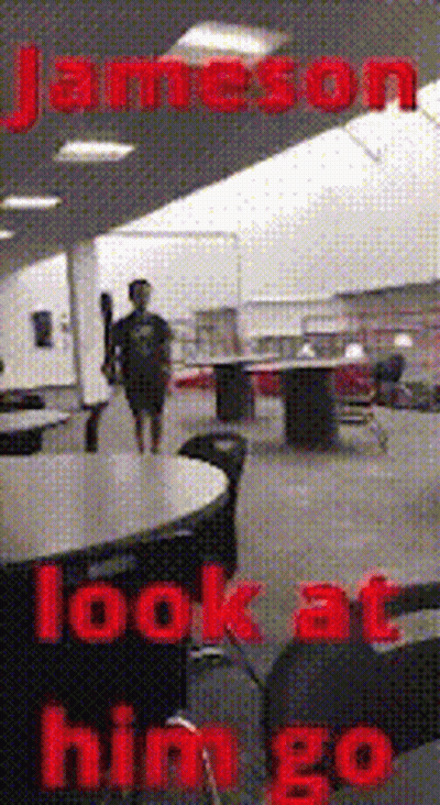 Jameson Look At Him Go Poster Man Walking GIF
