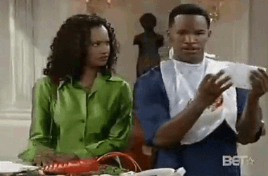 Jamie Foxx Garcelle Beauvais GIF