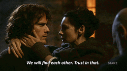 Jamie Fraser Serious Face  GIF