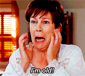 Jamie Lee Curtis Crying I'm Old GIF