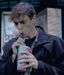 Jamie Muscato Slurpee GIF