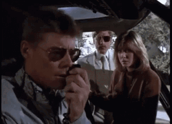 Jan Michael Vincent Calls On Radio GIF