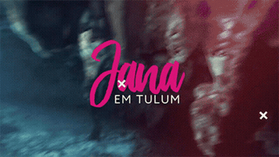 Jana Em Tulum Blurry Poster GIF