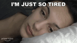 Jane Noury Lying In Bed Just So Tired GIF