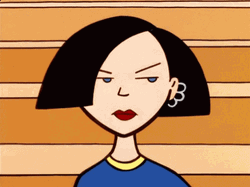Jane On Daria Show Suspicious GIF
