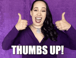Jane Smith Thumbs Up Okay Meme GIF