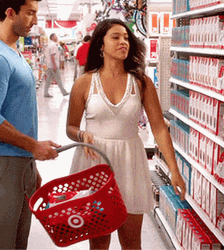 Jane Villanueva At Target Store GIF
