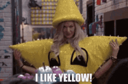 Janelle Pierzina I Like Yellow GIF