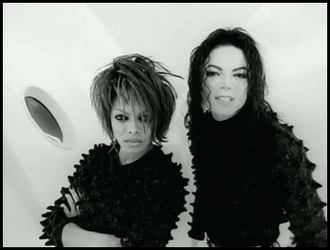 Janet And Michael Jackson GIF