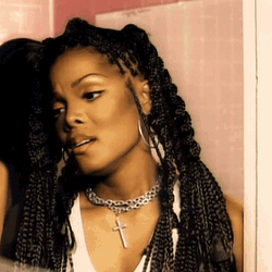 Janet Jackson Fanning Herself GIF