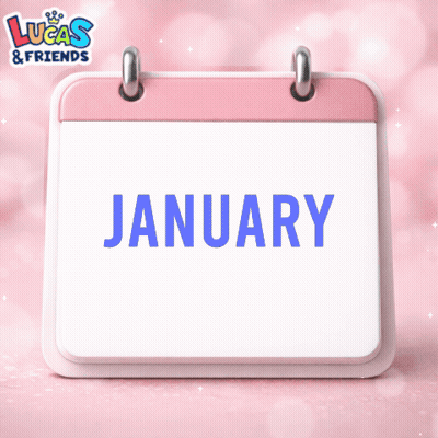 January Calendar GIF