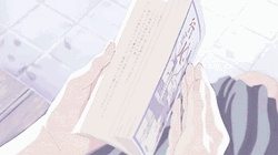 Japanese Book Aesthetic GIF