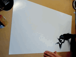 Japanese Dragon Single Stroke Painting GIF