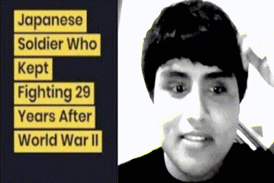 Japanese Soldier Fighting 29 Years After WWII GIF