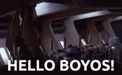 Jar Jar Binks Hello Boys GIF