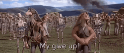 Jar Jar Binks My Give Up GIF