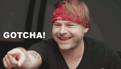 Jared Dines Laughing Pointing Gotcha GIF