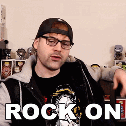 Jared Dines Rock On GIF