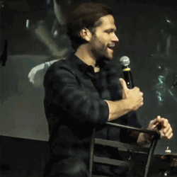 Jared Padalecki Nail Biting Talking GIF