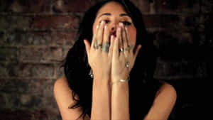 Jasmine Villegas Blowing Kisses GIF