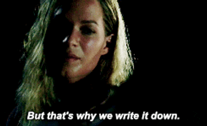 Jason Bourne Marie Kreutz Write It Down GIF