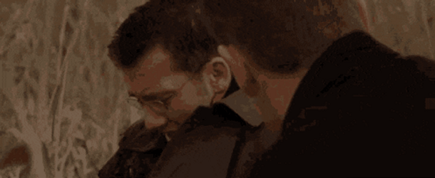 Jason Bourne With Professor GIF
