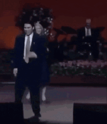 Jason Clarke Moonwalk In The 80S GIF