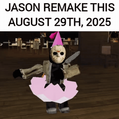 Jason From Friday The 13Th In Tutu GIF