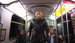 Jason In The Train Friday The 13Th Meme GIF
