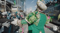 Jason Kelce Shaking Hands With Fans GIF