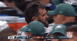 Jason Kelce Walking Close View GIF