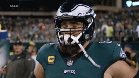 Jason Kelce Winking GIF