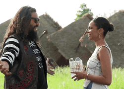 Jason Mamoa Drenched In Water Jimmy Fallon Show GIF