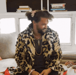 Jason Momoa Funny Pig Tails GIF