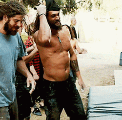 Jason Momoa Playful Slap GIF