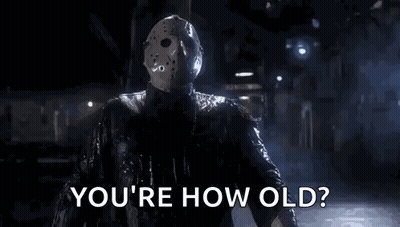 Jason Voorhees Asking How Old He Is GIF