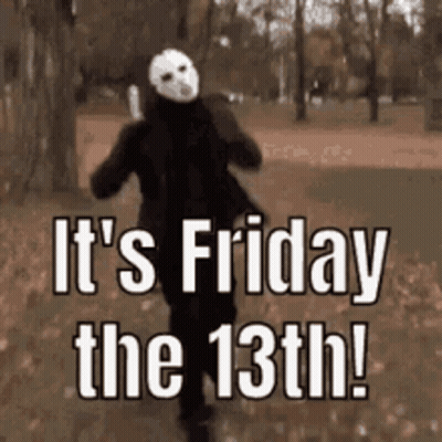 Jason Voorhees Costume Running In Park Friday The 13Th GIF