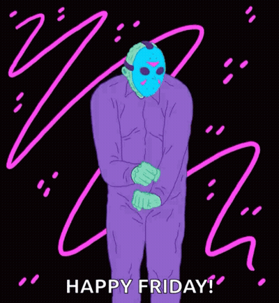 Jason Voorhees Dancing Saying Happy Friday GIF