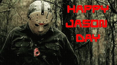 Jason Voorhees Happy Jason Day Red GIF