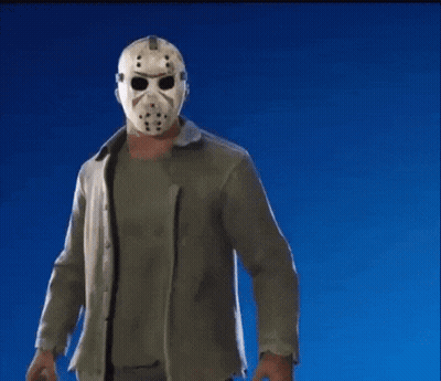 Jason Voorhees Holding Clipboard Saying Thursday 12 GIF