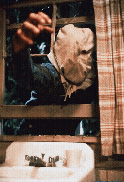 Jason Voorhees Holding Infinity Gauntlet GIF