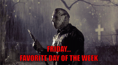 Jason Voorhees Holding Knife Friday Favorite Day GIF
