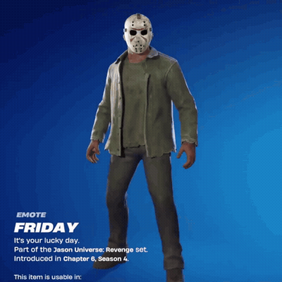 Jason Voorhees Holding Picture Of Man GIF