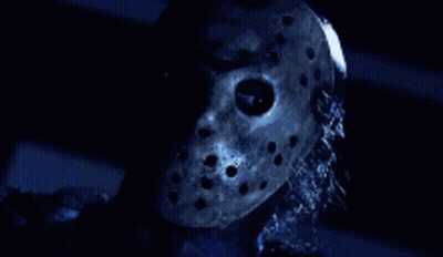 Jason Voorhees In White Hockey Mask GIF